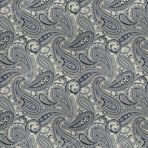 Ткань Fabricut Chromatics Vol. 23 Sapphire, Drupes paisley/Indigo