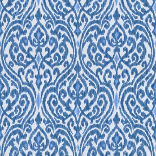 Ткань Fabricut Chromatics Vol. 23 Sapphire, Fava Damask/Indigo