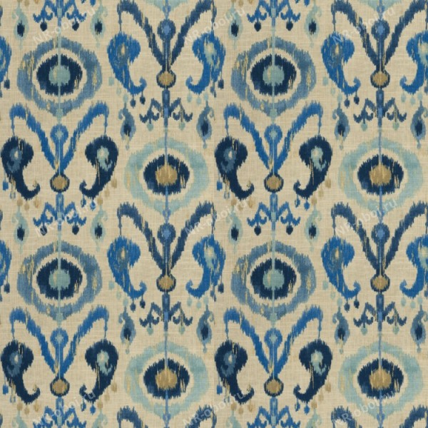 Ткань Fabricut Chromatics Vol. 23 Sapphire, Himbasha/Lake