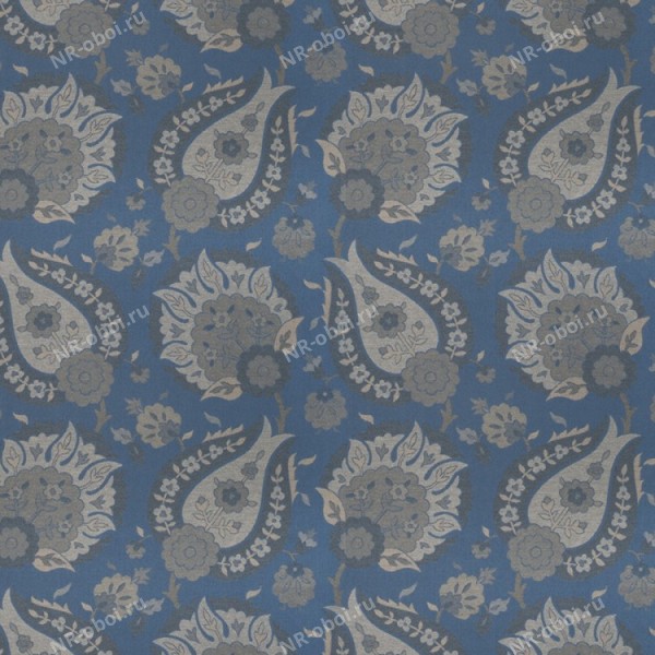 Ткань Fabricut Chromatics Vol. 23 Sapphire, Lapha Damask/Sapphire
