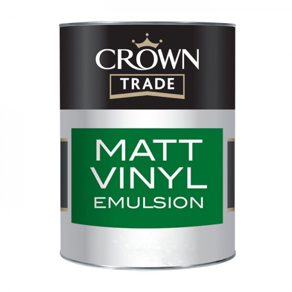 Краска Crown Trade Matt Vinyl Emulsion Base Crystal DK
