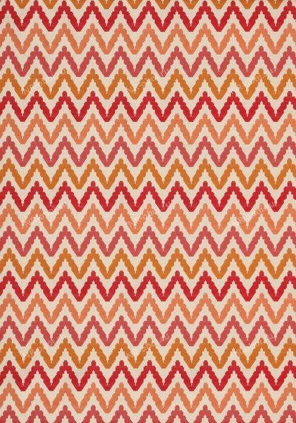 Ткань Thibaut Biscayne, W75724 Sausalito Orange and Pink