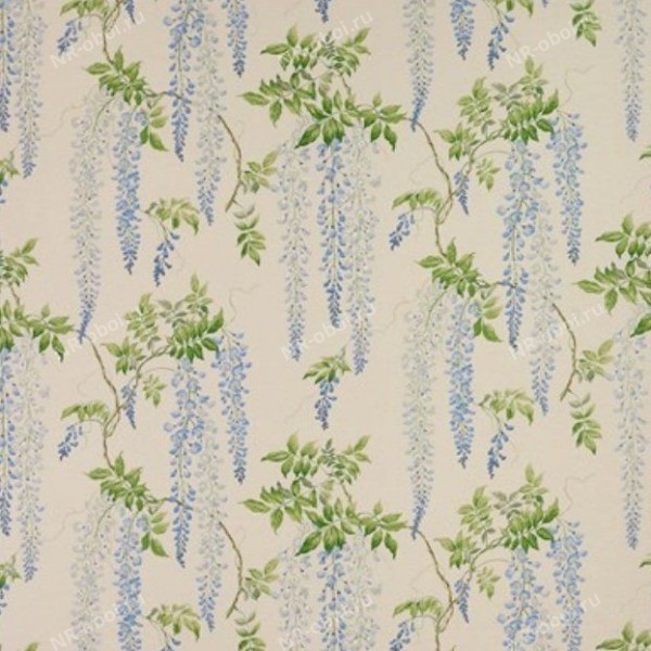 Ткань Colefax and Fowler Lindon, F4300/03 Seraphina Blue/Green