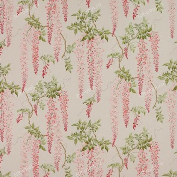 Ткань Colefax and Fowler Lindon, F4300/01 Seraphina Pink/Green