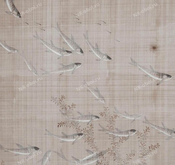 Обои Fromental 20Th Century, F011 Pleasure Of Fishes Rockpool H Res