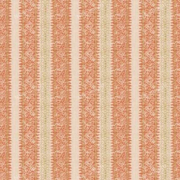 Ткань Fabricut Charlotte Moss Coral, Frascati/Coral