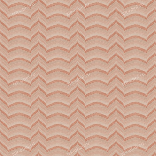Ткань Fabricut Charlotte Moss Coral, Sanremo/Coral