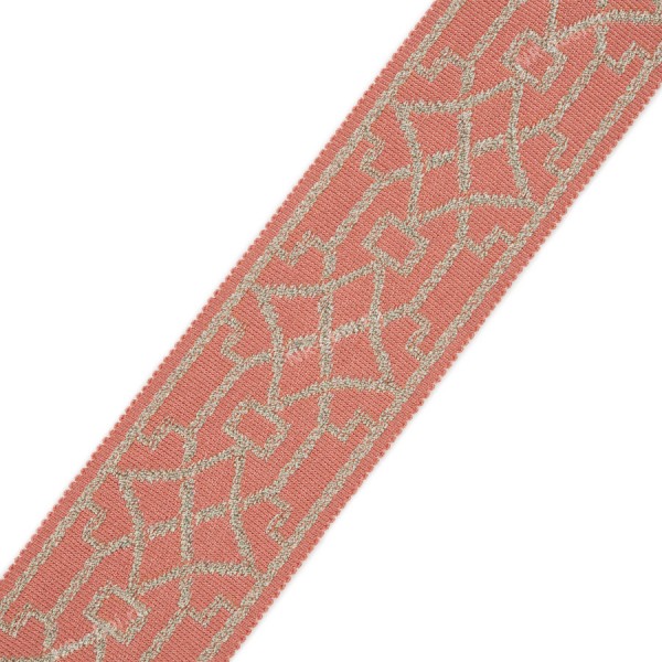 Ткань Fabricut Charlotte Moss Trimmings 2, Berlin/Deep coral