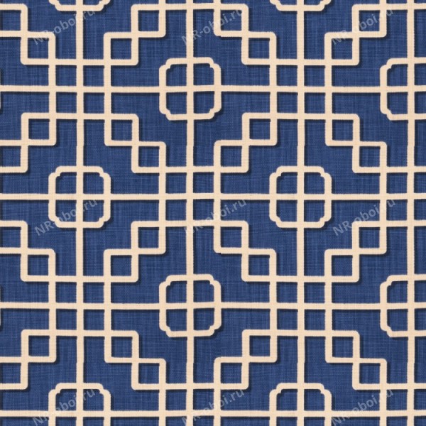 Ткань Fabricut Chromatics Vol. 24 Navy, Straight draw/Blue