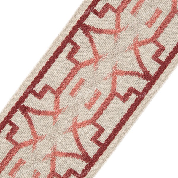 Ткань Fabricut Charlotte Moss Trimmings 2, Imatra/Deep coral