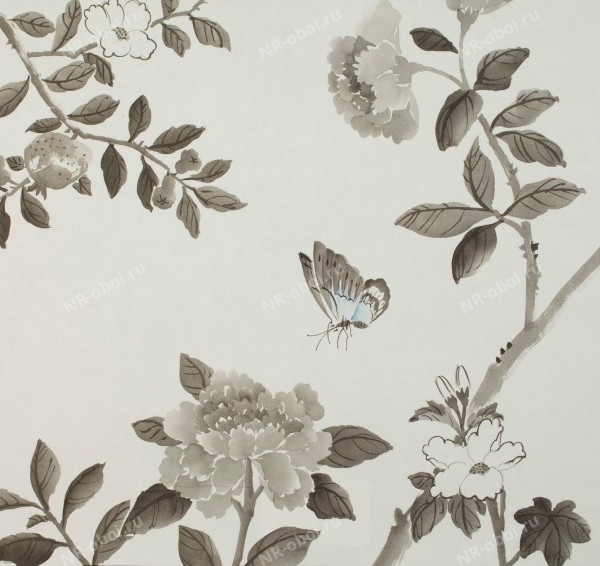 Обои Fromental Chinoiserie, C001 Unconscious Quink On White