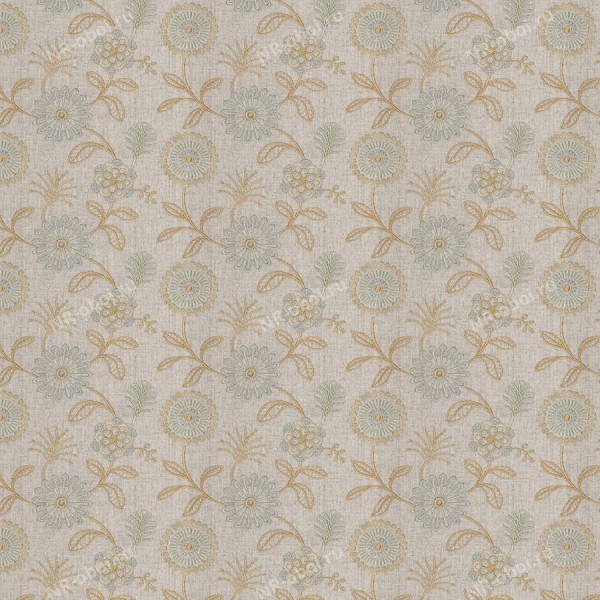 Ткань Fabricut Chromatics Vol. 23 Teal, Arepa floral/Linen